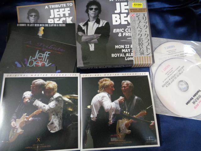 ERIC CLAPTON / JEFF BECK TRIBUTE CONCERT (6CD+ 2DVD) Empress Valley Box set