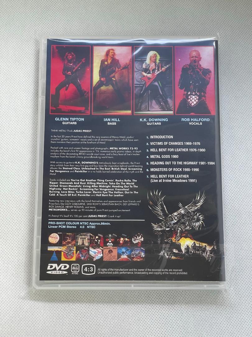 JUDAS PRIEST / METAL WORKS 73-93 (1DVDR)