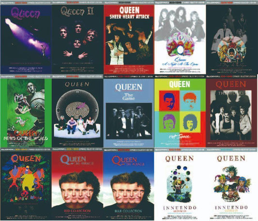 QUEEN / EXPANDED COLLECTOR'S EDITION SET STUDIO ALBUM 15 set (28CD+16DVD)