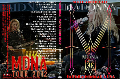 MADONNA / MDNA Tour 2012 North America Le 1st Night Wells Fargo Center (1DVDR)