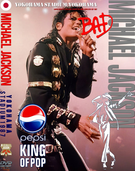 Michael Jackson / Bad World Tour1987 Japan Show 8th Yokohama Stadium (1DVDR)