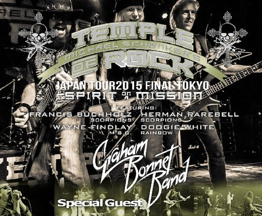 Michael Schenker / Spirit On A Mission Japan Tour 2015 Japan show Final Nakano Sun Plaza (4CDR)
