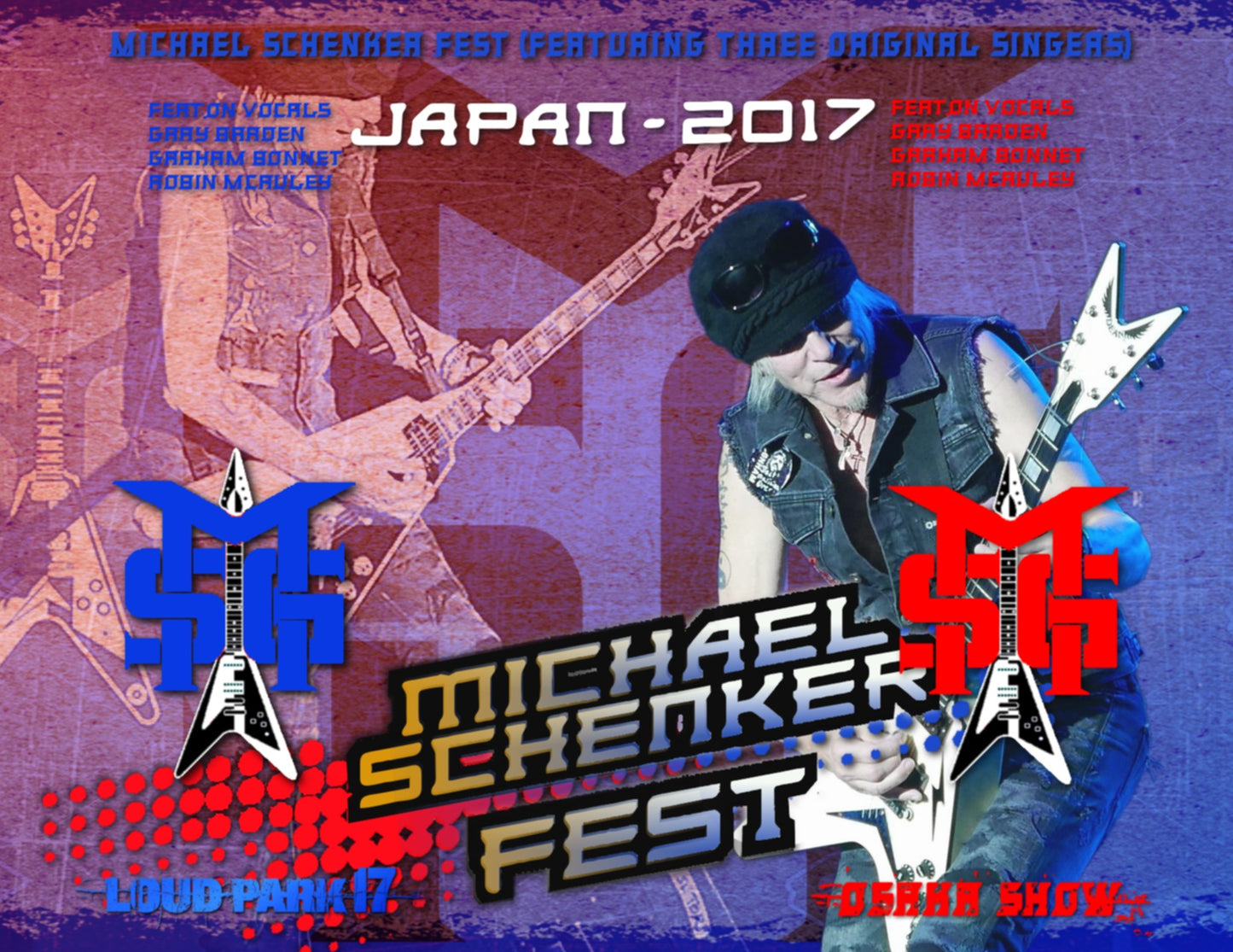Michael Schenker Fest / Japan Tour 2017 Complete Ver LOUD PARK 17 FESTIVAL (4CDR)