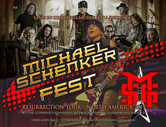 Michael Schenker / Michael Schenker Fest 2019 Concord Music Hall (3CDR)