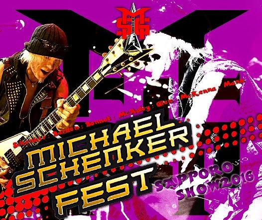 MICHAEL SCHENKER / MICHAEL SCHENKER FEST 2016 in Sapporo Japan show Final Zepp Sapporo (4CDR)