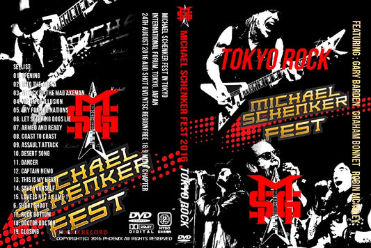 MICHAEL SCHENKER / MICHAEL SCHENKER FEST 2016 in Tokyo (1DVDR)