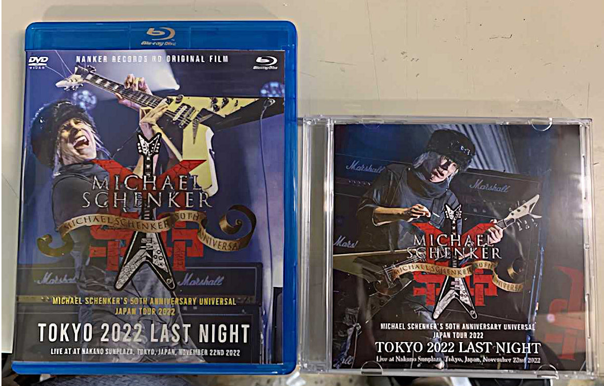 MICHAEL SCHENKER GROUP / TOKYO 2022 LAST NIGHT (1BDR+1DVDR+2CDR)