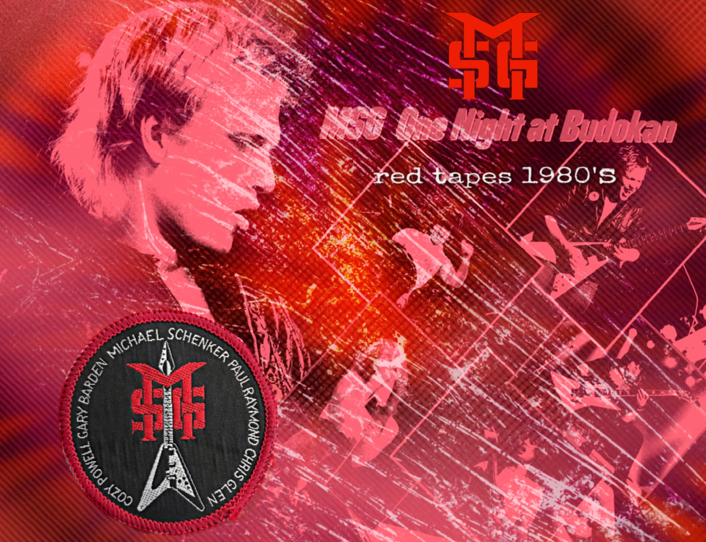 Michael Schenker Group / Japan Tour 1981 red tapes Budokan Tokyo (3CDR+1DVDR)