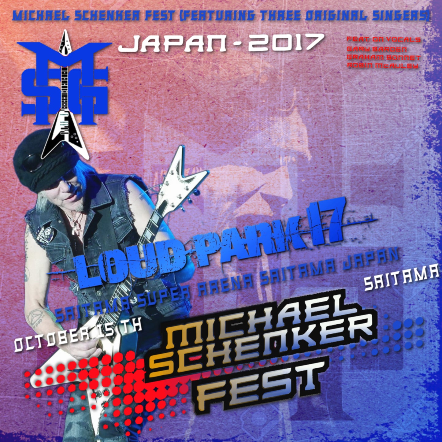 Michael Schenker / Japan Tour 2017 LOUD PARK 17 FESTIVAL Saitama Super Arena (2CDR)