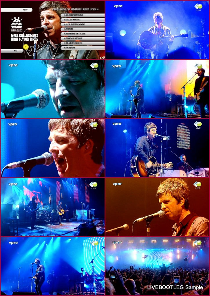 Noel Gallagher / European Tour 2016 Lowlands Festival Evenemententerrein Walibi World (1DVDR)