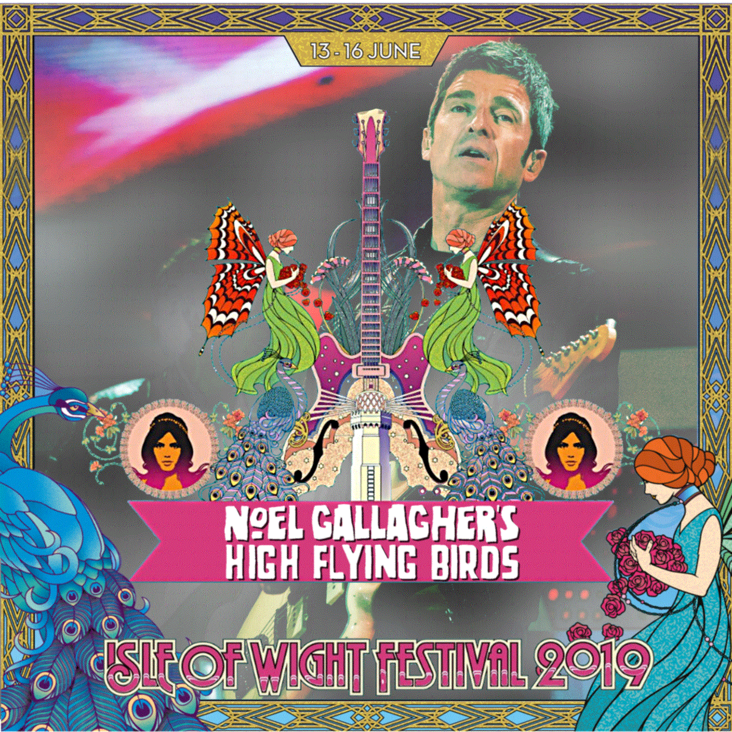 Noel Gallagher High Flying Birds / Wait & Return Tour 2019 Isle Of Wight 2019 SOUNDBOARD (1CDR)