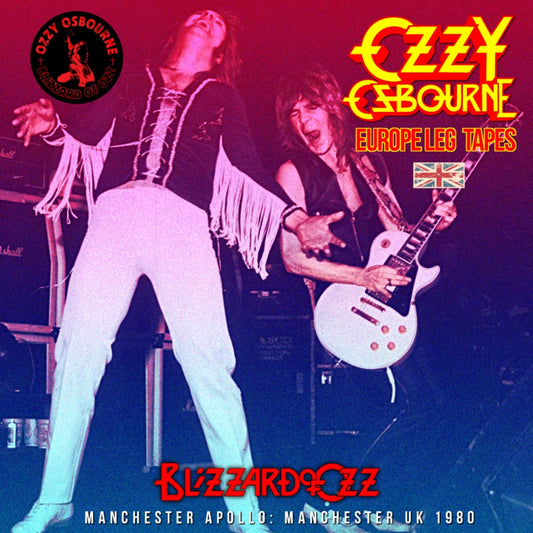 Ozzy Osbourne con Randy Rhoads / Blizzard of Ozz Tour Prima tappa Regno Unito 1980 (1CDR)