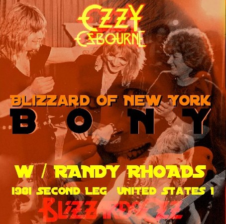 Ozzy Osbourne con Randy Rhoads / Blizzard of Ozz Tour 81 Seconda tappa Stati Uniti Paladium (1CDR)