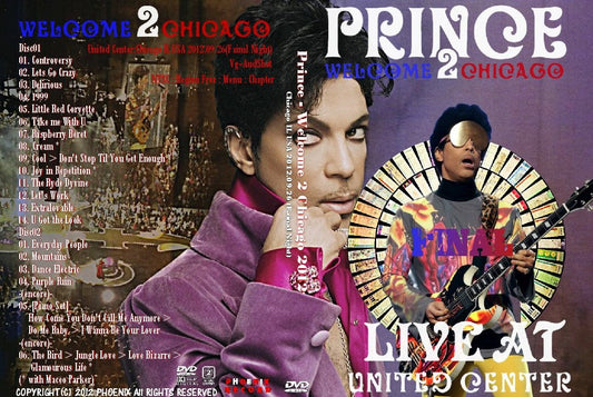 Prince /  Welcome 2 Chicago 2012 United Center (2DVDR)