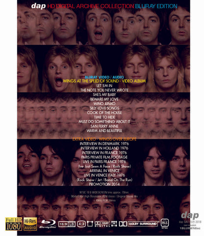Paul McCartney / Band On The Run & Ram & Venus And Mars & SPEED OF SOUND Blu-ray 5 Set 6BDR