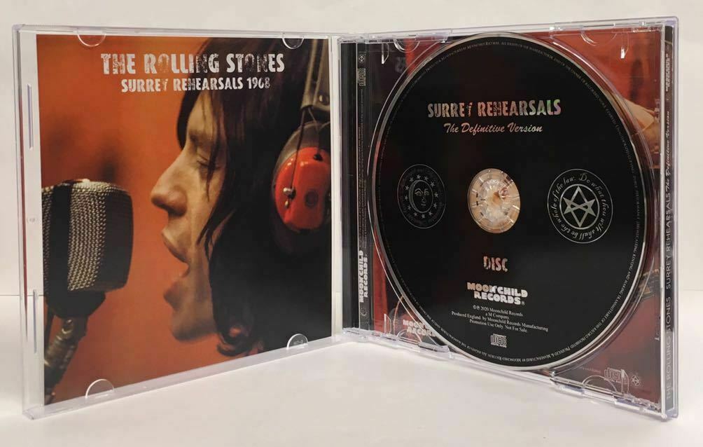 The Rolling Stones Surrey Rehearsals 1968 CD 14 Tracks Cover Type A Moonchild