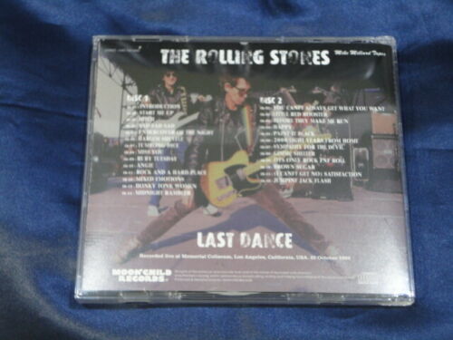 The Rolling Stones Last Dance 1989 LA CD 2 Discs Moonchild Mike Millard Tapes