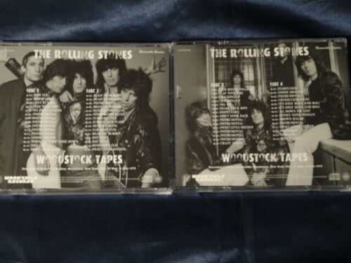 The Rolling Stones Woodstock Tapes #1 & #2 Studio Sessions 1978 Moonchild 4CD set