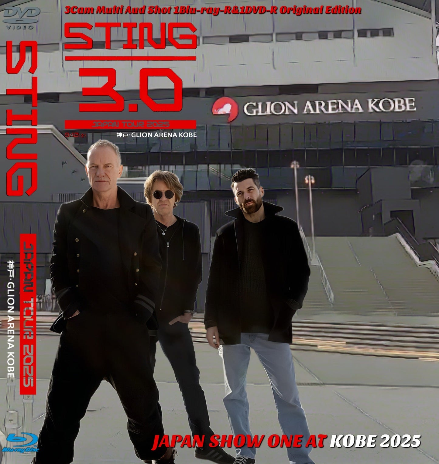 STING / 3.0 Gira por Japón 2025 Espectáculo en Japón One KOBE (1 DVDR + 1 BDR)
