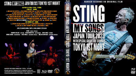 Sting / My Songs Japan Tour 2023 Tokyo 1st Night Ariake Arena (1BDR+1DVDR)