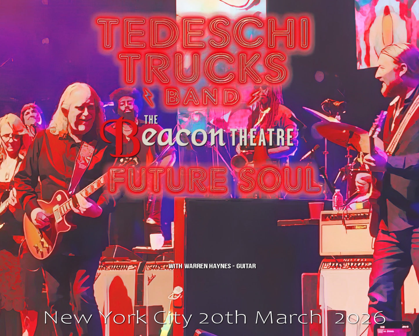 Tedeschi Trucks Band / Future Soul 2026 Tour New York City 20th March 2026 (3CDR)